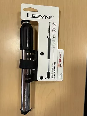 HV Drive - Lezyne HV Drive High Volume Hand Pump Medium: Silver - Frame Pump • $18.99