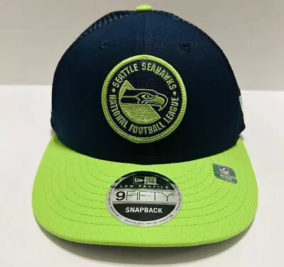 Seattle Seahawks New Era 2023 Sideline Low Profile 2 Tone 9Fifty Snapback Hat • $29.99