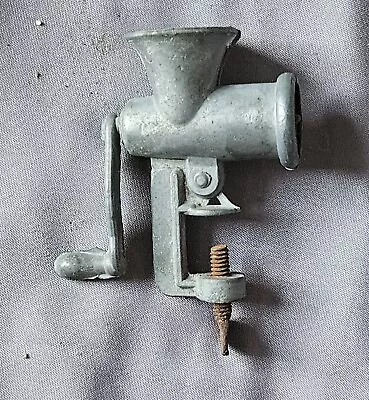 1950s VINTAGE CHILD'S PRETEND PLAY TOY MINIATURE MEAT GRINDER • $24.99