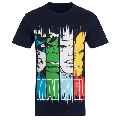 £9.99 • Buy Marvel Comics Mens T-Shirt Character Iron Man Thor OFFICIAL Gift