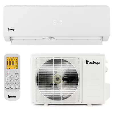 ZOKOP 9000 BTU Air Conditioner Mini Split 19 SEER AC Heat Cooling Home Systems • $443.99