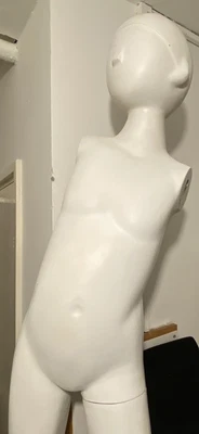 £20 • Buy Vintage Child Mannequin 117 Cm Body W/ Head & Stand - No Arms - Leg Detachable
