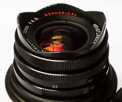 Voigtländer Super Wide Heliar 15mm F/4.5 To Leica L39 Aspherical Lens • $300