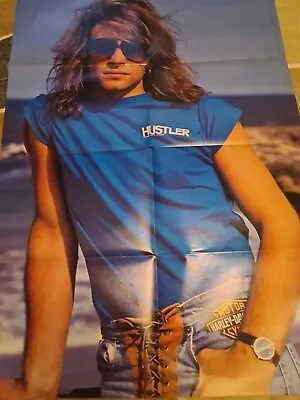 Vintage Massive 82x58cm JON BON JOVI / LITTLE ANGELS POSTER Rate HUGE Large • £35.99