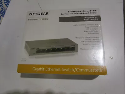 NEW Unopened Netgear GS308 SOHO Switch Series 8 Port Gigabit Ethernet Switch • $15.99