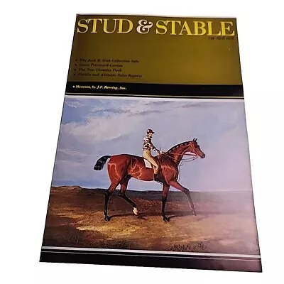 Stud & Stable Magazine V15 N4 April 1976 Horse Horseracing Mag Book • £15