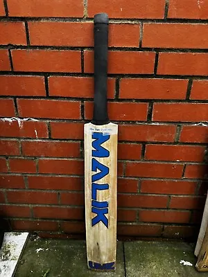 MB MALIK CRICKET BAT 8 Straight GRAINS EDGE 2.9 OZ • £89.99