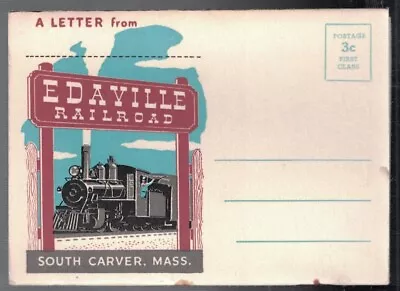 1948 Edaville Railroad South Carver Mass. Souvenir Folder Booklet With Photos Pc • $12.99