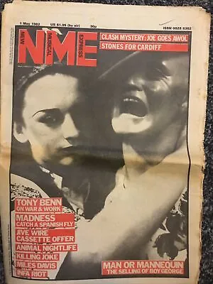 NME Music Magazine 1 May 1982 Boy George Madness • £8.95
