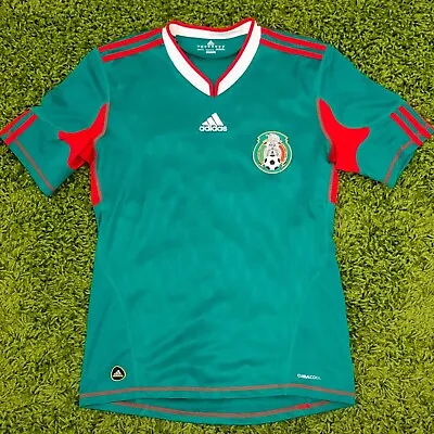 Vintage 2010 World Cup Mexico Adidas Soccer Jersey Small (Authentic) • $72.88