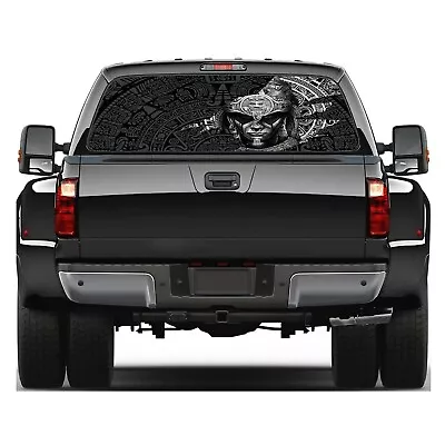 Maya Warrior Mexican Culture Pattern Truck Rear Window Perforated Decal Sticker4 • $69.99