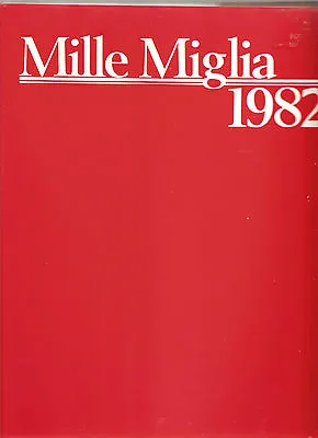 Mille Miglia 1982 1000 Miglia Libreria Dell'automobile New Hardbound   Offer? • $149