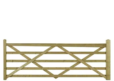 Somerfield 5 Bar Wooden Field Gate • £213.58