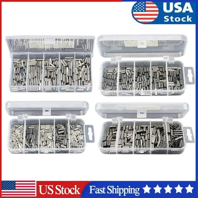 $8.19 • Buy Barrel Crimping Sleeves Fishing Line Wire Er Copper Tube Connector