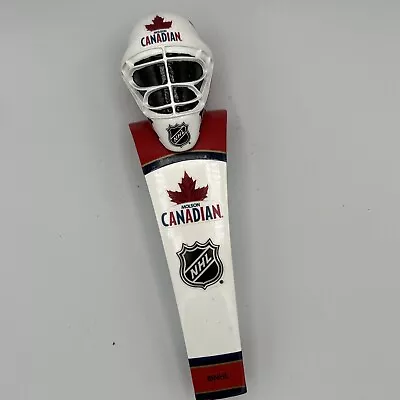 Red/White/Blue  Molson Canadian Hockey Goalie Mask Beer Tap Handle 11” Mancave • $65