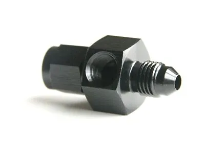 $15.99 • Buy - 3 AN Male To -3 AN Female  Adapter Fitting Adapter With 1/8  NPT Gauge Port