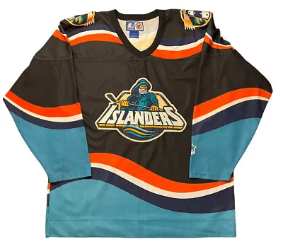 $199.99 • Buy VTG Starter New York Islanders Fisherman NHL Hockey Jersey NY Blue Adult Large