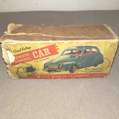 Vintage Chad Valley Wind Up Car Boxed Working With Key Tinplate Etc • £27.50