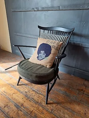 £225 • Buy Vintage Ercol Windsor Model 359 Lounge Chair Armchair Frame Black