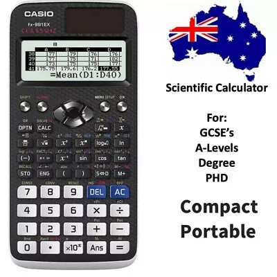 Casio Fx-991EX Advanced Engineering Scientific Functional Calculator 10+2 Digit • $26.99