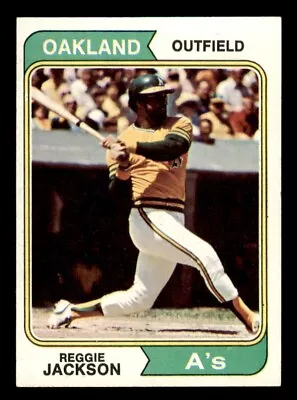 1974 Topps Baseball #130 Reggie Jackson EX *d2 • $20