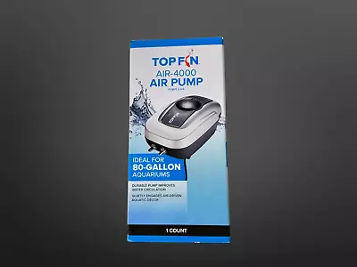 Top Fin Air-4000 Air Pump For 80 Gallon Aquariums • $32.45