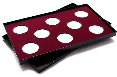 Display Box For Coins In Airtite Capsules (holder) 8 I Air-tite Burgundy • $16.95