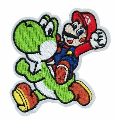 Super Mario And Yoshi Game Characters Embroidered Iron On Patch • $4.99