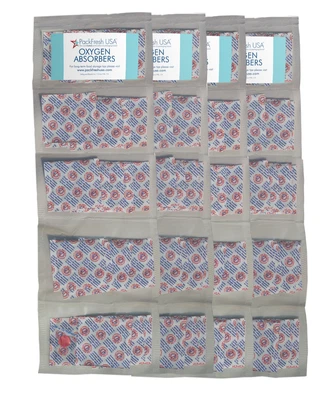 $11.99 • Buy PackFreshUSA Oxygen Absorbers Compartment Packs - Available In 50cc 100cc 300cc