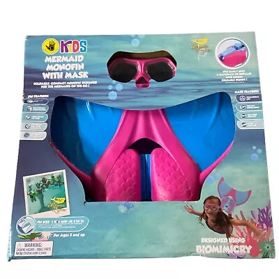 Body Glove Kids' Mermaid Foldable Single Fin Includes Adjustable Goggles • $19.99