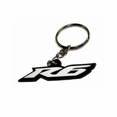 Yamaha R6 Soft Rubber Key Ring Fob Keychain YZF-R6 - White • $9.99