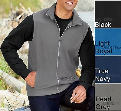 Mens Vest With Pockets Polar Microfleece Warm Sleeveless Jacket XS-2XL 3XL 4XL • $23.99