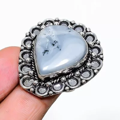 Malinga Jasper Gemstone Handmade 925 Sterling Silver Jewelry Ring Size 8.5 • $5.39