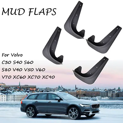 XUKEY 4Pcs Mudflaps For Volvo Mud Flaps Splash Guards Front Rear Universal  • $23.79