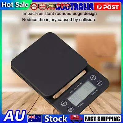 Drip Coffee Scale With Timer Portable Electronic Kitchen Scale (5kg/0.1g) • $17.70