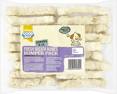 £10.21 • Buy Good Boy - Munchy Fresh Breath Bonies - Dog Chews - Dental Chews For Dogs - Pack
