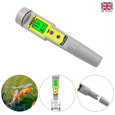 £18.10 • Buy Auto Calibration Digital PH Meter Tester Pen For Aquarium Pool Hydroponic Test