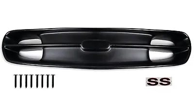 1998-2002 Camaro SS SLP Style Satin Black Front Bumper Grille & Red SS Emblem • $305