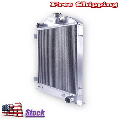 3Row Aluminum Radiator For 1930 1931 1932 Ford Model A Lo-Boy Chevy V8 • $127