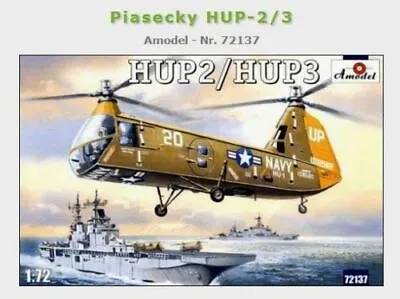 $28.99 • Buy Amodel 72137 - 1/72 - HUP-2/HUP-3 USAF Helicopter, Scale Plastic Model Kit