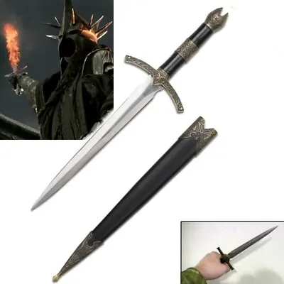 13.5  The Hobbit Sword Of  Witchking Witch King Dagger Blade Medieval & Scabbard • $22.99