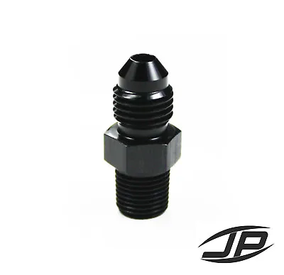 $6.81 • Buy Straight Adapter 4 AN To 1/8 NPT Fitting Black HIGH QUALITY!