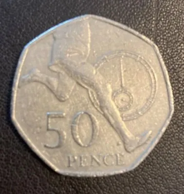 Roger Bannister 50p Coin 4 Four Minute Mile Stopwatch 2004 UK • £1.50