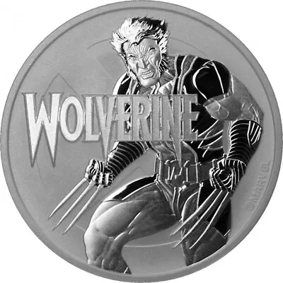 2021 Wolverine Marvel Silver Coin - Tuvalu Investment Coin 1 Oz Silver Capsule • $64.81