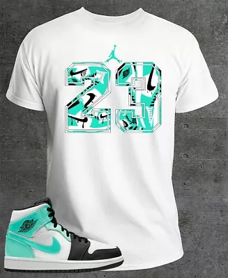 T Shirt To Match Air Jordan 1 Tropical Twist Igloo Green Tee New • $15.95