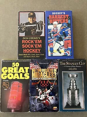 Vintage Don Cherry NHL Hockey VHS Collection • $10.79