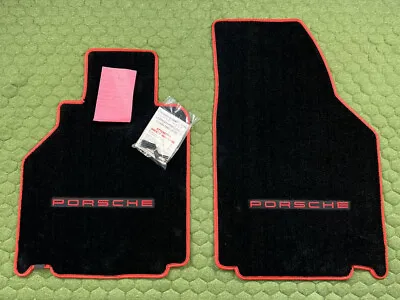 $176.61 • Buy LLOYD MATS Ultimat LICENSED PORSCHE Floor Mats 996 997 Carrera 911 Red Binding