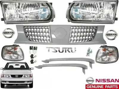 $459 • Buy 91-94 Nissan Sentra B13 (TSURU) SUNNY B13 OEM Headlights Upgrade Set L&R W/Grill