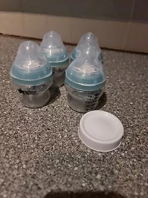 4 Tommee Tippee Anti-Colic Bottle 150ml Prep Machine Replacement Steriliser Milk • £8