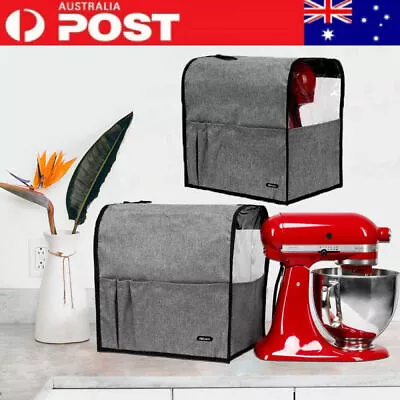 Home Stand Mixer Cover Dustproof With Organizer Bag For Kitchen Aid Fitted AU • $22.59